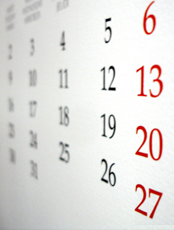Calendario de eventos automovilismo